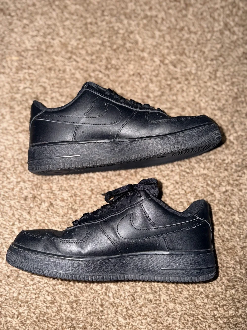 Nike Air Force 1 Low Men's Sneakers in Black 9.5